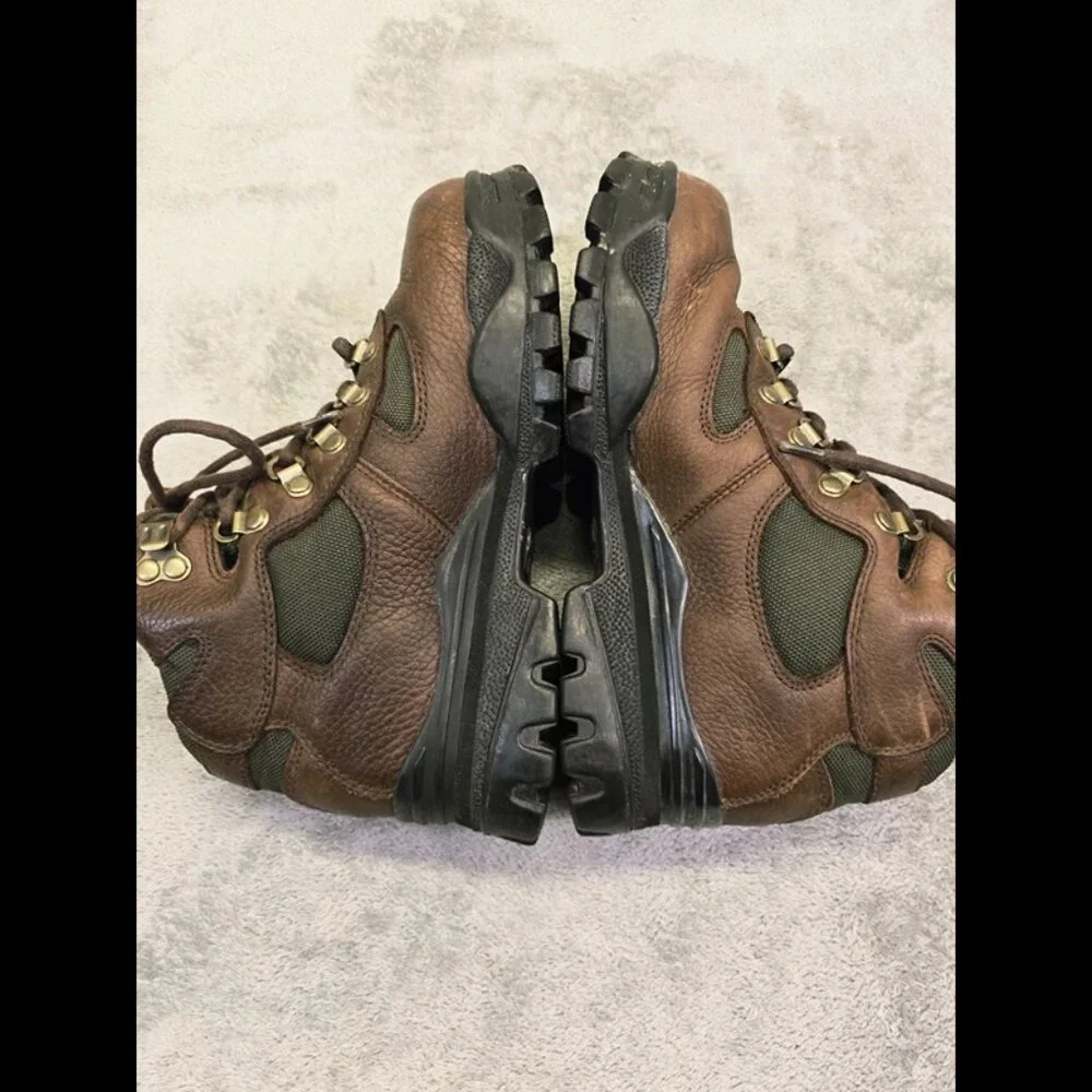 RedHead Bone Dry Boots Mens 7M Brown Leather Goretex Hiking I-1104‎